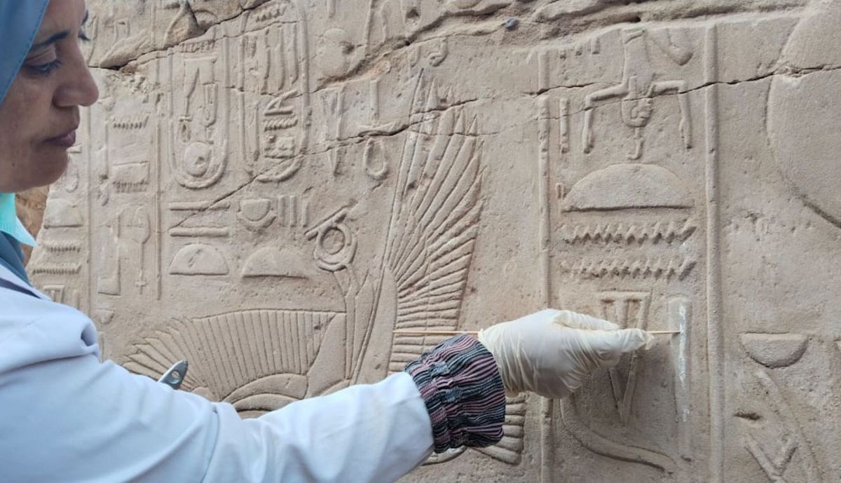 Proceso de restauración de un bloque.