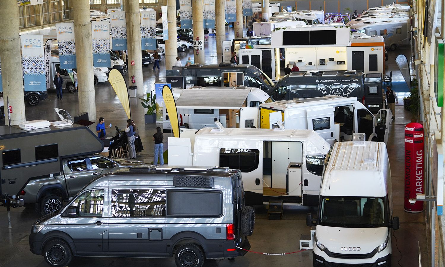 Inauguración del Salón Andaluz del Caravaning en Ifeca en Jerez.