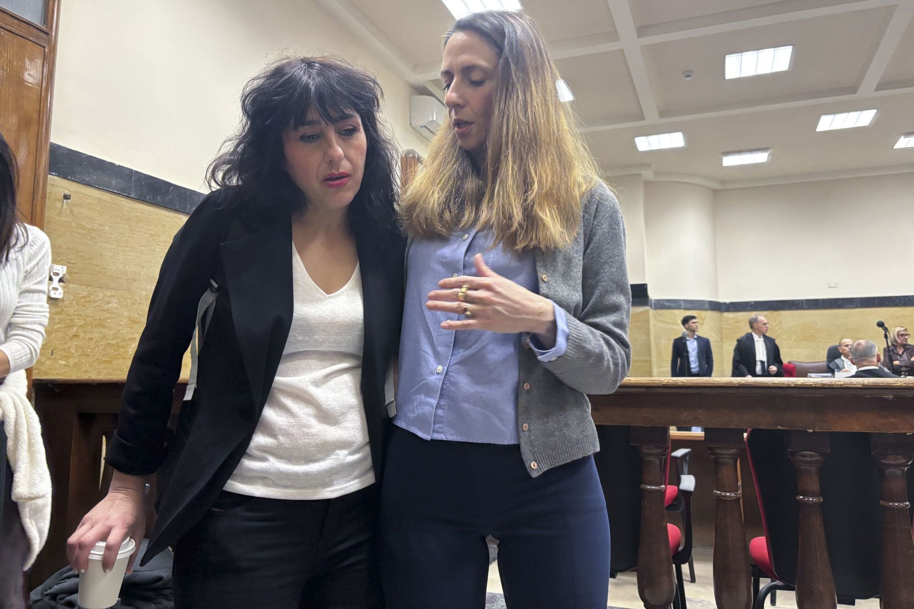 Juana Rivas, en el juicio, este jueves. Juana Rivas, en el juicio, este jueves.