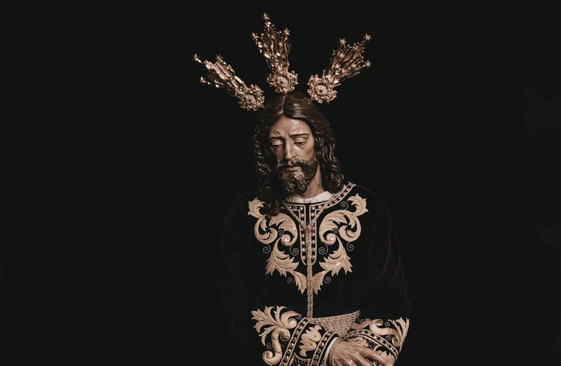 Imagen del Señor de Pasión tras su restauración.   FOTO: ANTONIO ROMÁN