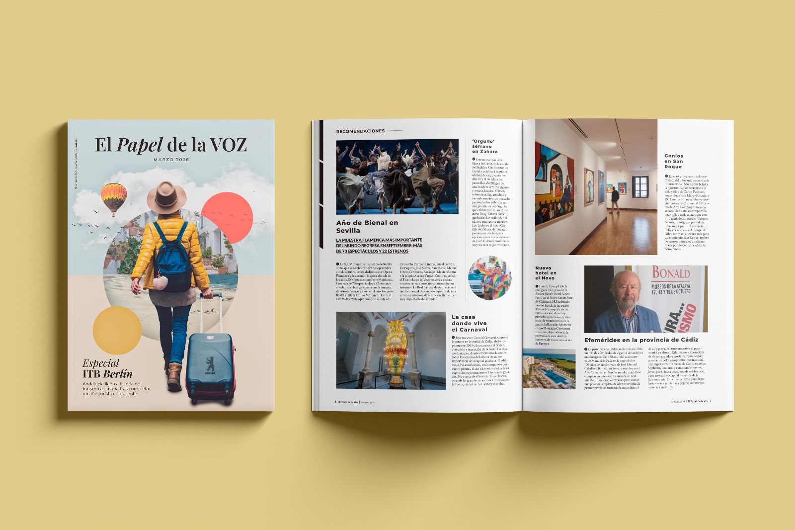 El Papel de La Voz, edición especial ITB Berlín 2026. El Papel de La Voz, edición especial ITB Berlín 2026.