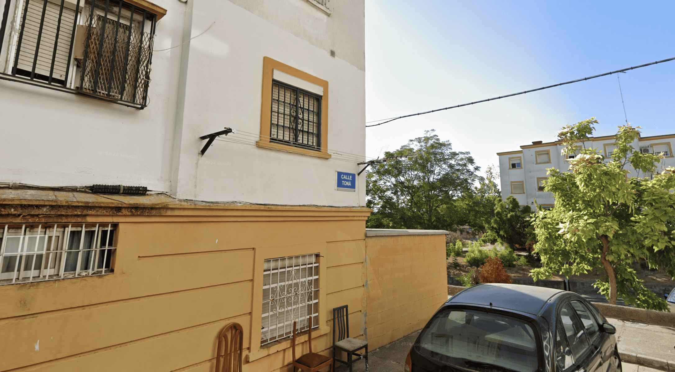 La calle Toná, donde se ha producido la intervención de la Policía Nacional.