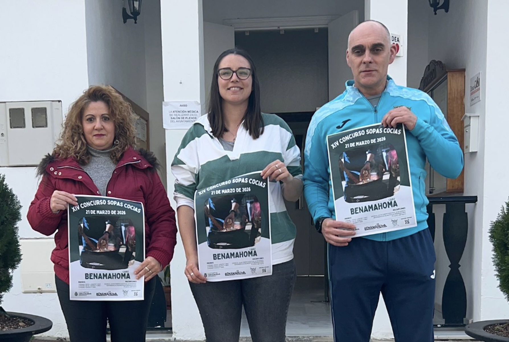 Presentación del Concurso de sopas cocías en Benamahoma. Presentación del Concurso de sopas cocías en Benamahoma.