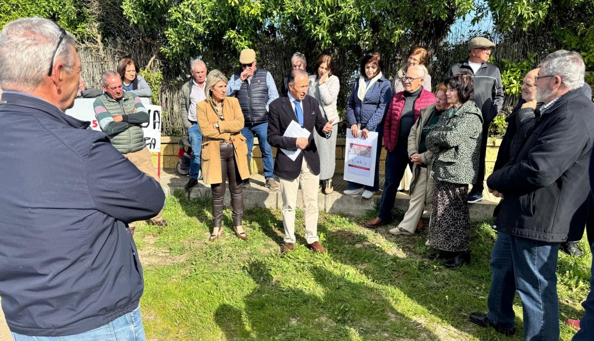 Reunión con los vecinos.