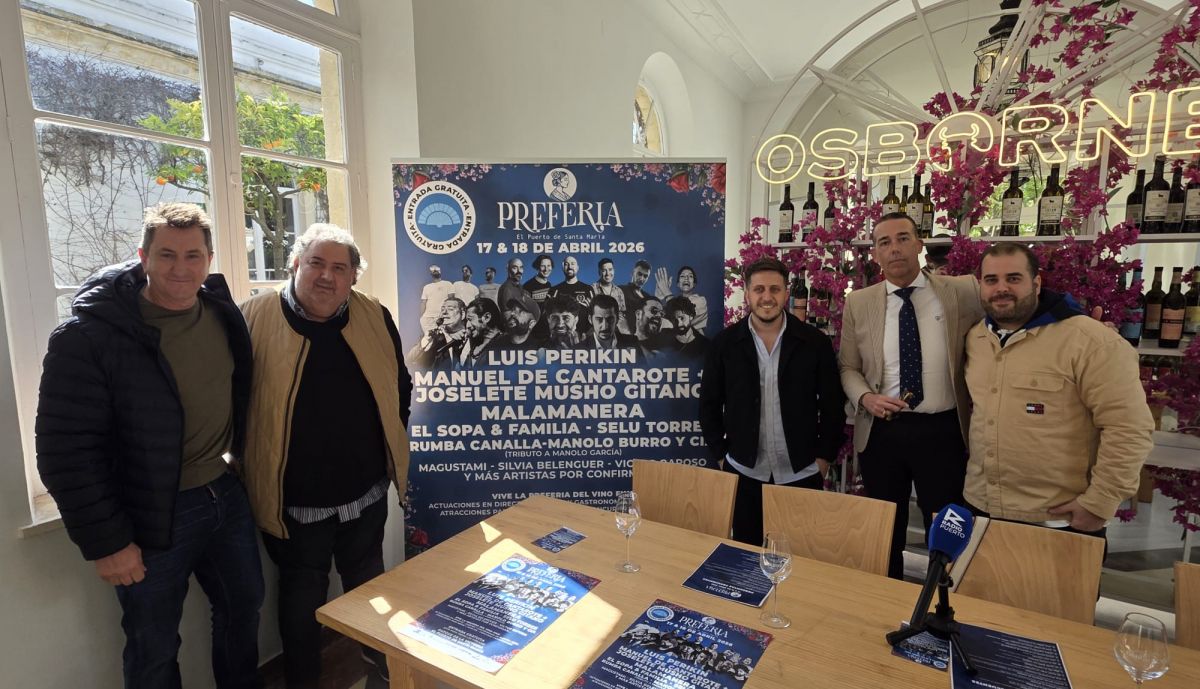 Presentación de la Preferia 2026 en El Puerto.