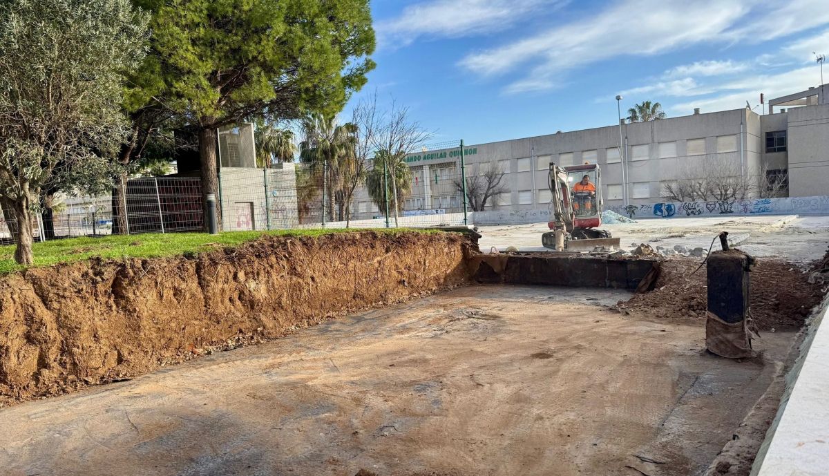 Así arrancan los trabajos en esta zona.
