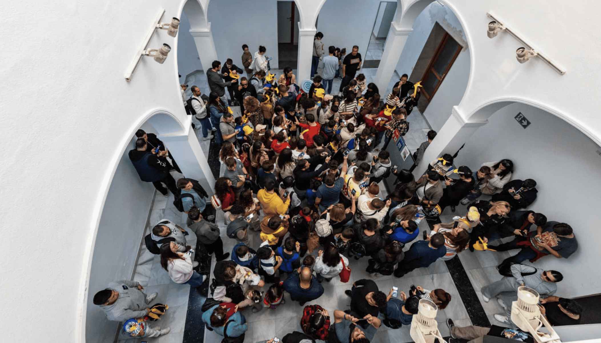 Una imagen del extraordinario ambiente en San Fernando por el Día Pokémon.