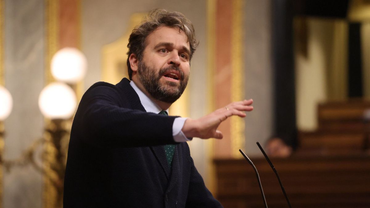 Juan Francisco Serrano, este mes de febrero en una intervención en el Congreso.