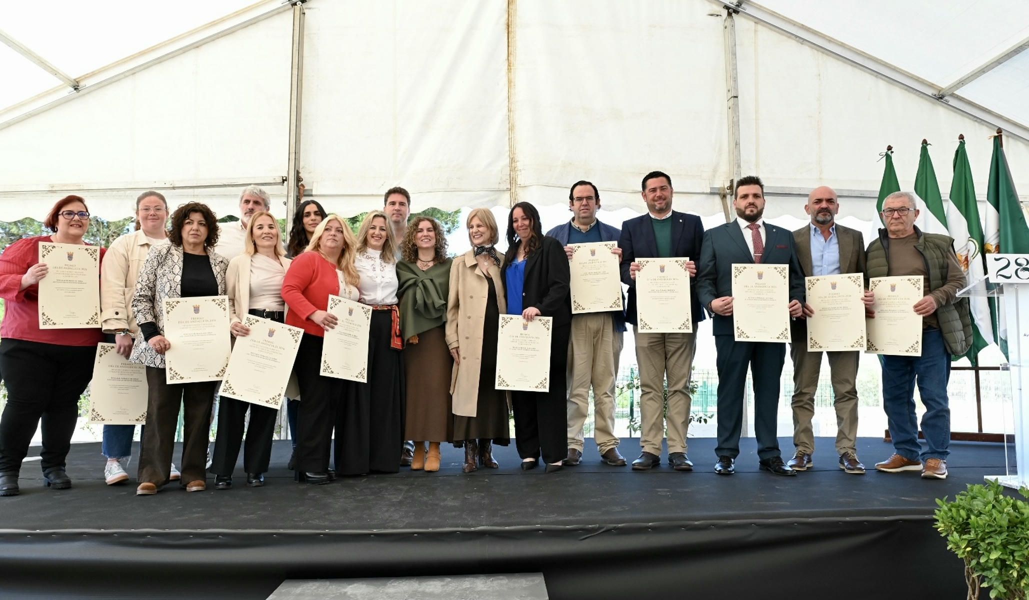 Celebración del 28F con el Premio de Andalucía 2026 a los núcleos rurales en Jerez