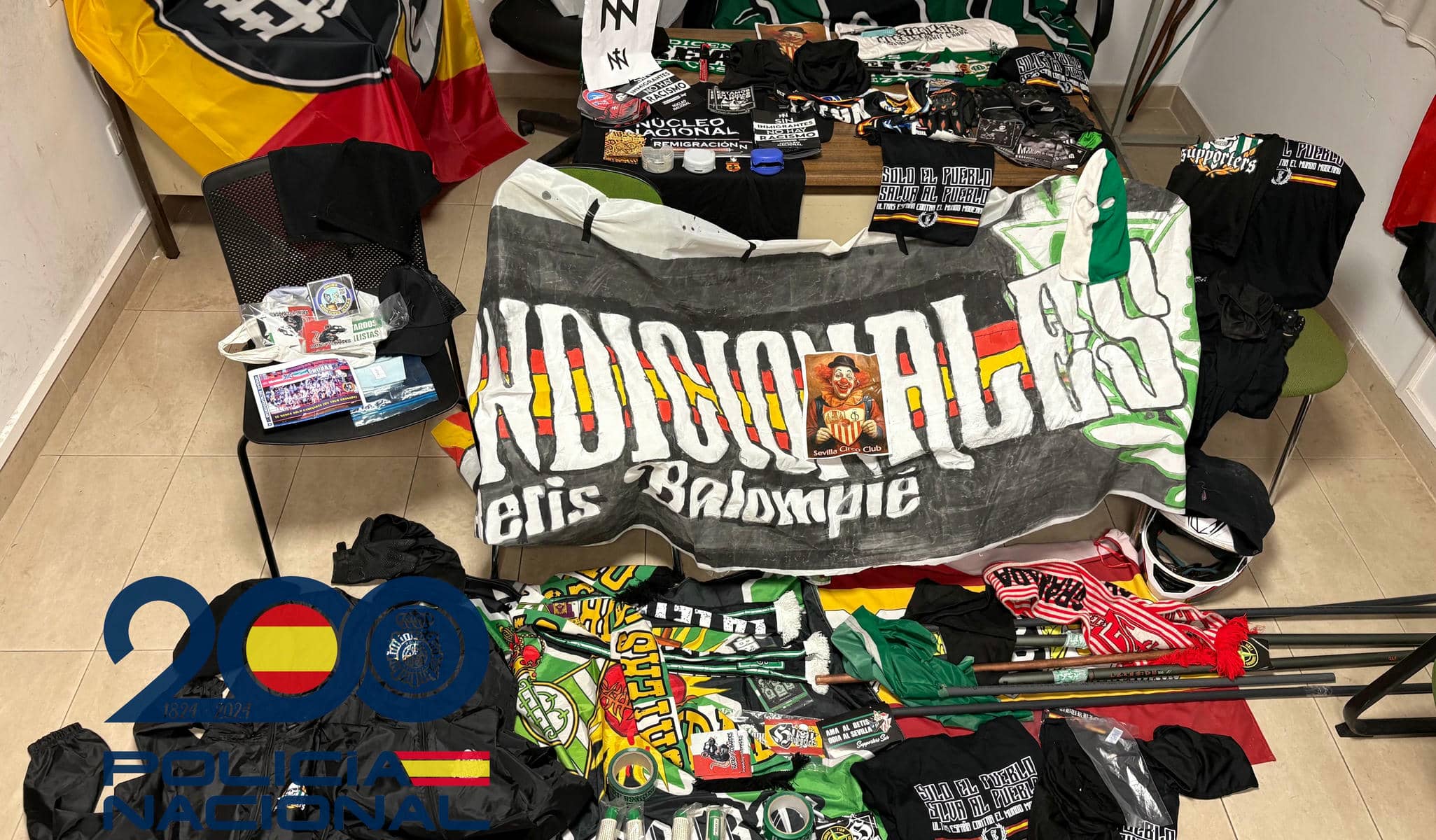 La Policía Nacional evita que los ultras del Sevilla y del Betis se enfrenten en la previa del derbi