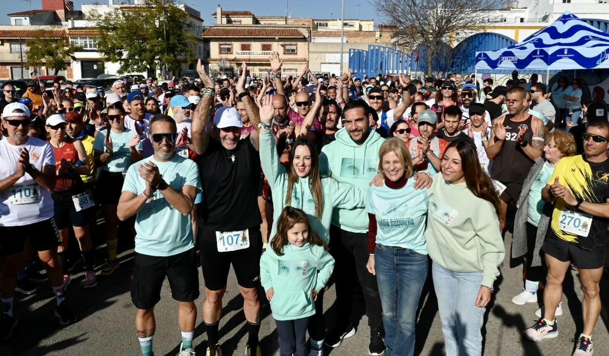 Foto de familia en el I Trail Valentina en Jerez Foto de familia en el I Trail Valentina en Jerez