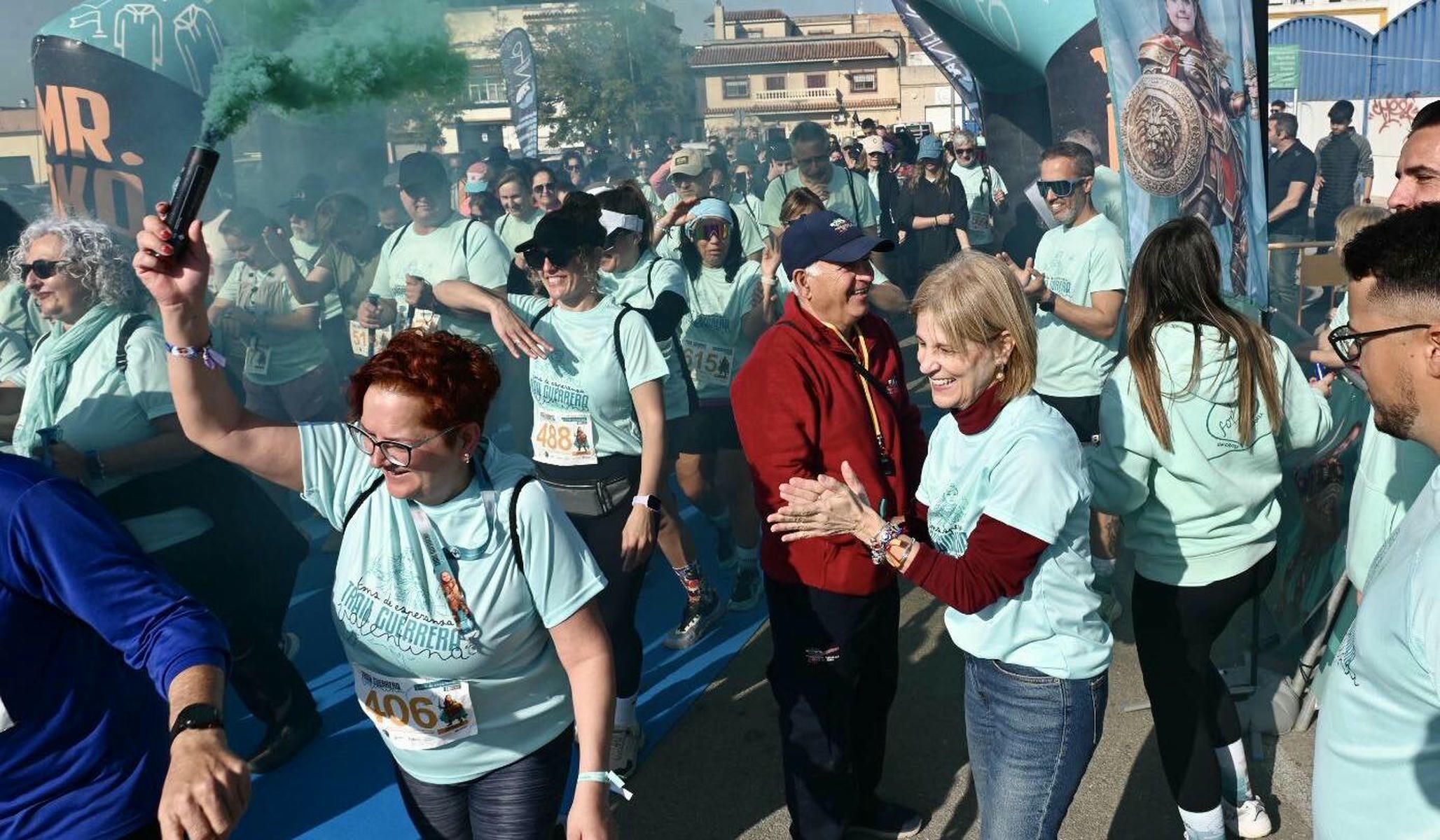 El punto de encuentro, junto al Estadio Pedro S. Garrido de Jerez