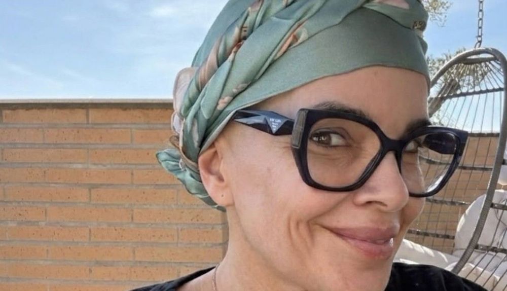 Carme Chaparro en la foto en Instagram.