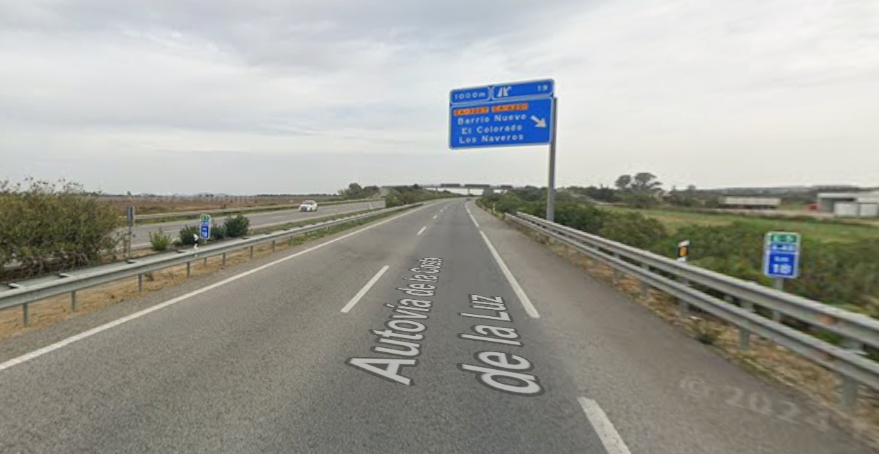 Lugar del accidente. Lugar del accidente.