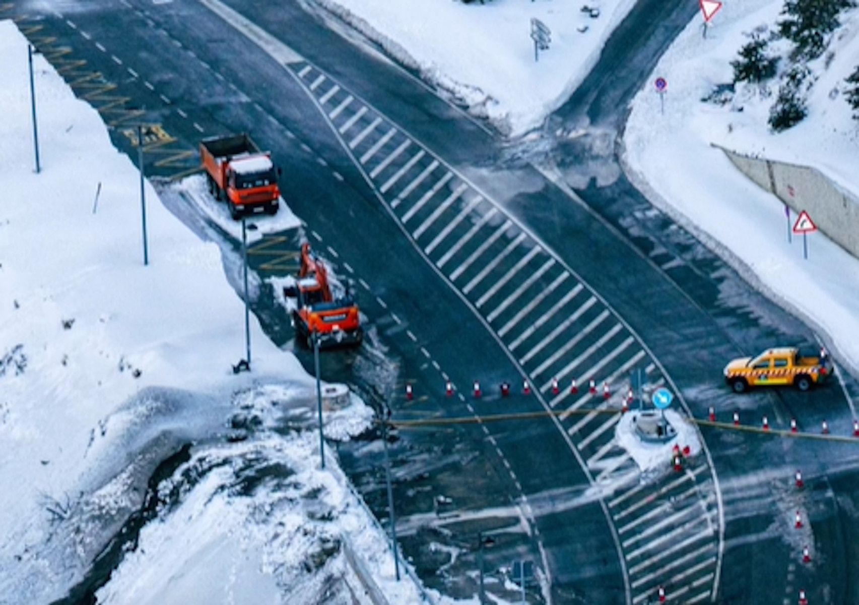 Sierra Nevada, tras el temporal.
