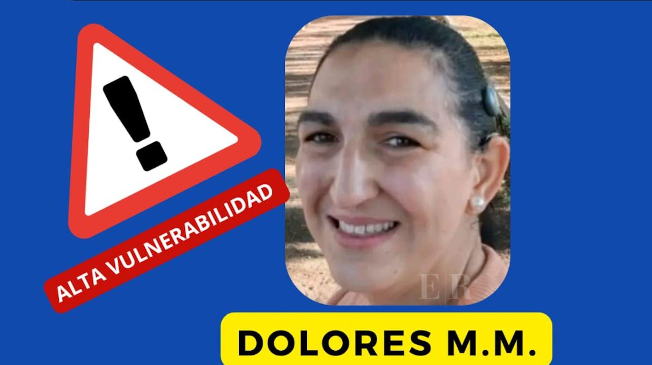 Dolores, vecina desaparecida en Dos Hermanas.