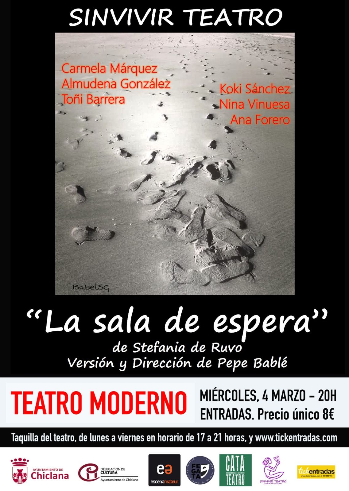 Detalle del cartel de 'La sala de espera'.