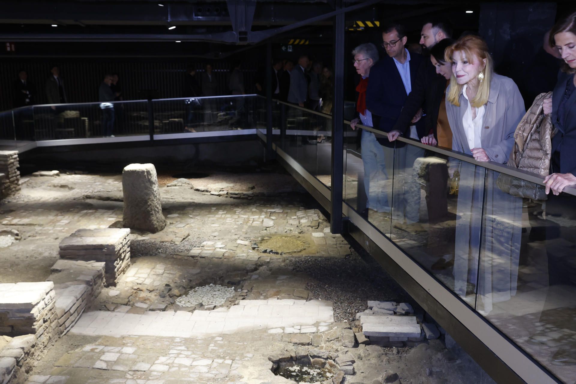 La baronesa Carmen Thyssen, este pasado lunes en Málaga, en la inauguración del nuevo yacimiento visitable del museo. La baronesa Carmen Thyssen, este pasado lunes en Málaga, en la inauguración del nuevo yacimiento visitable del museo.