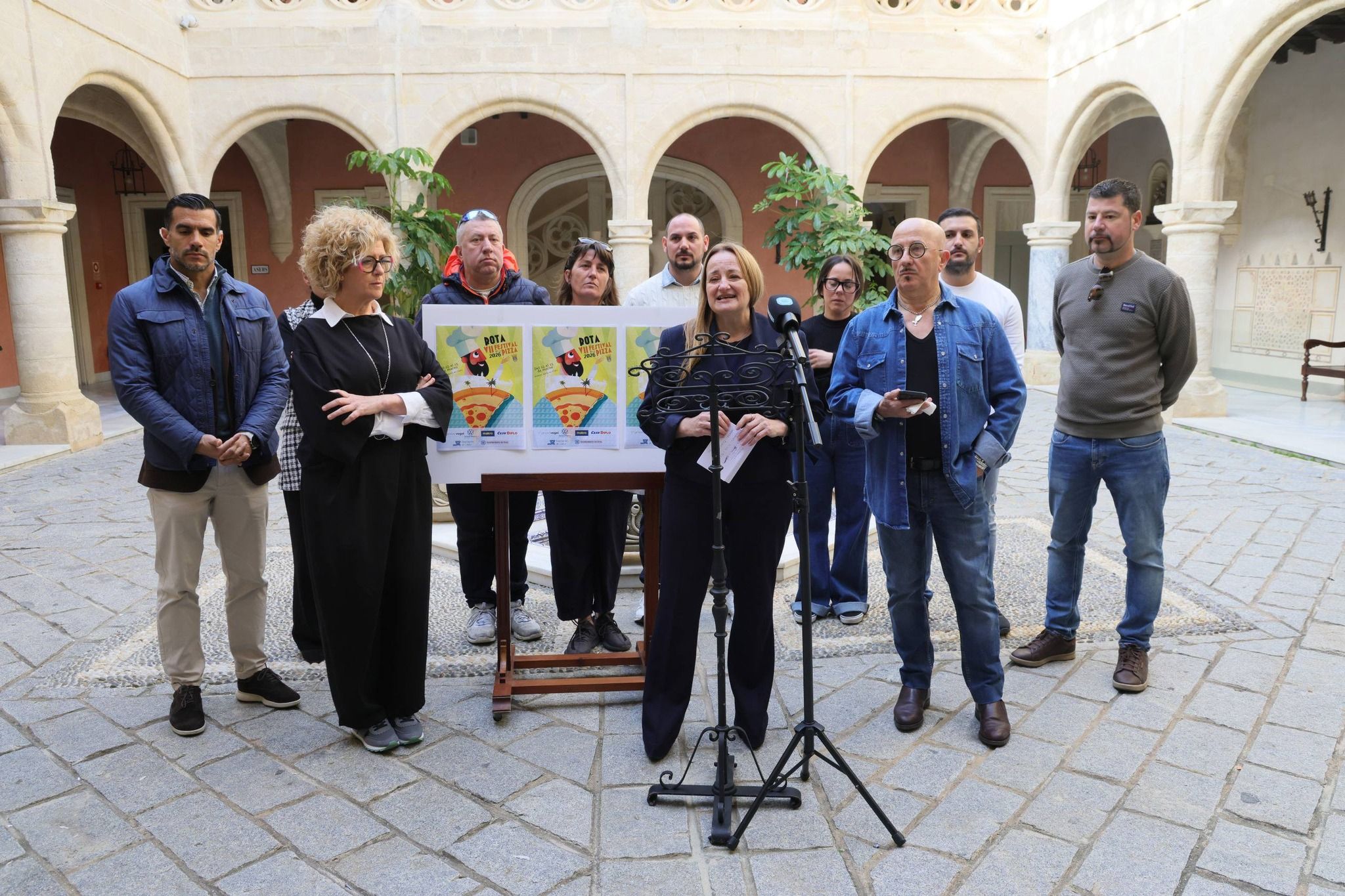 Presentación del Festival de la Pizza. Presentación del Festival de la Pizza.