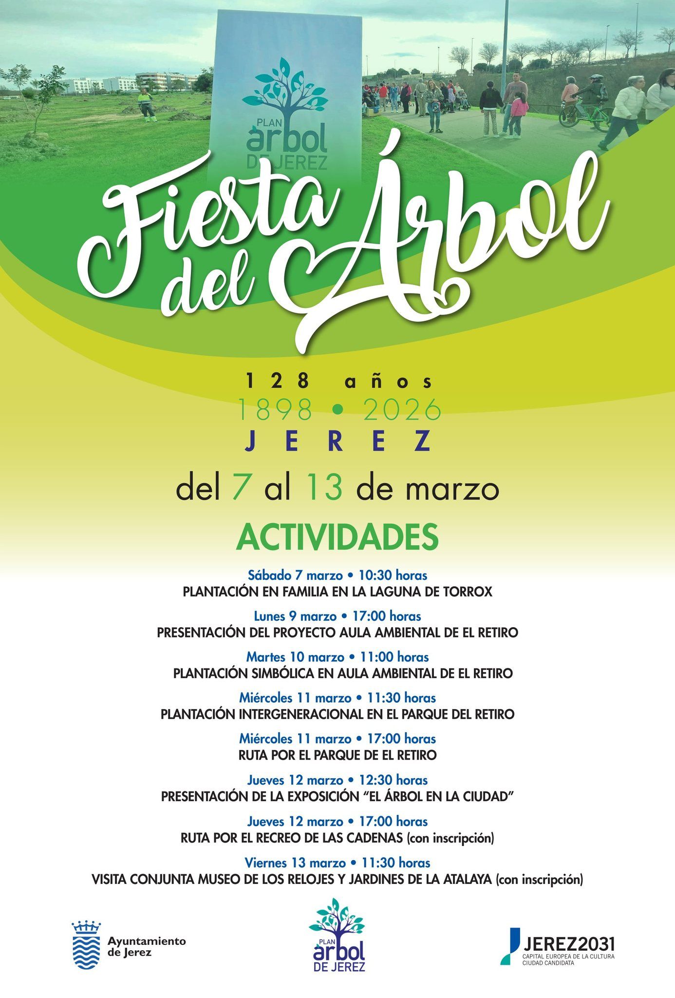 El programa de la Fiesta del Árbol.