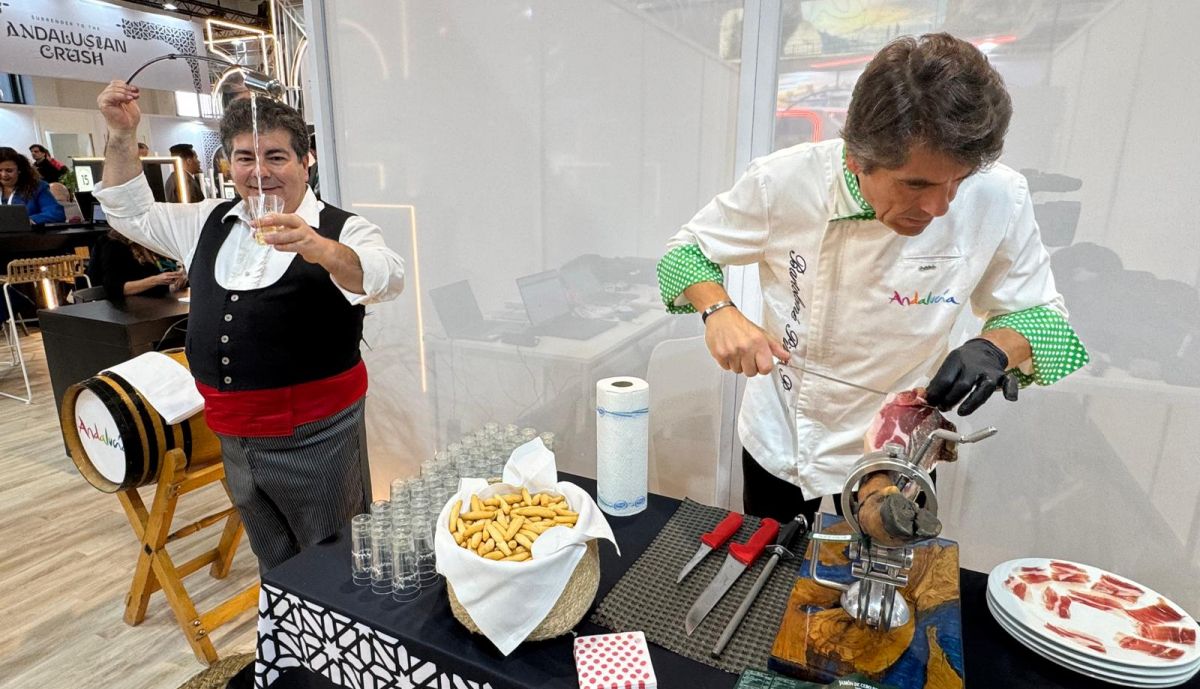 Personal desplazado a la Feria por Turismo Andaluz, empresa colaboradora Montesierra