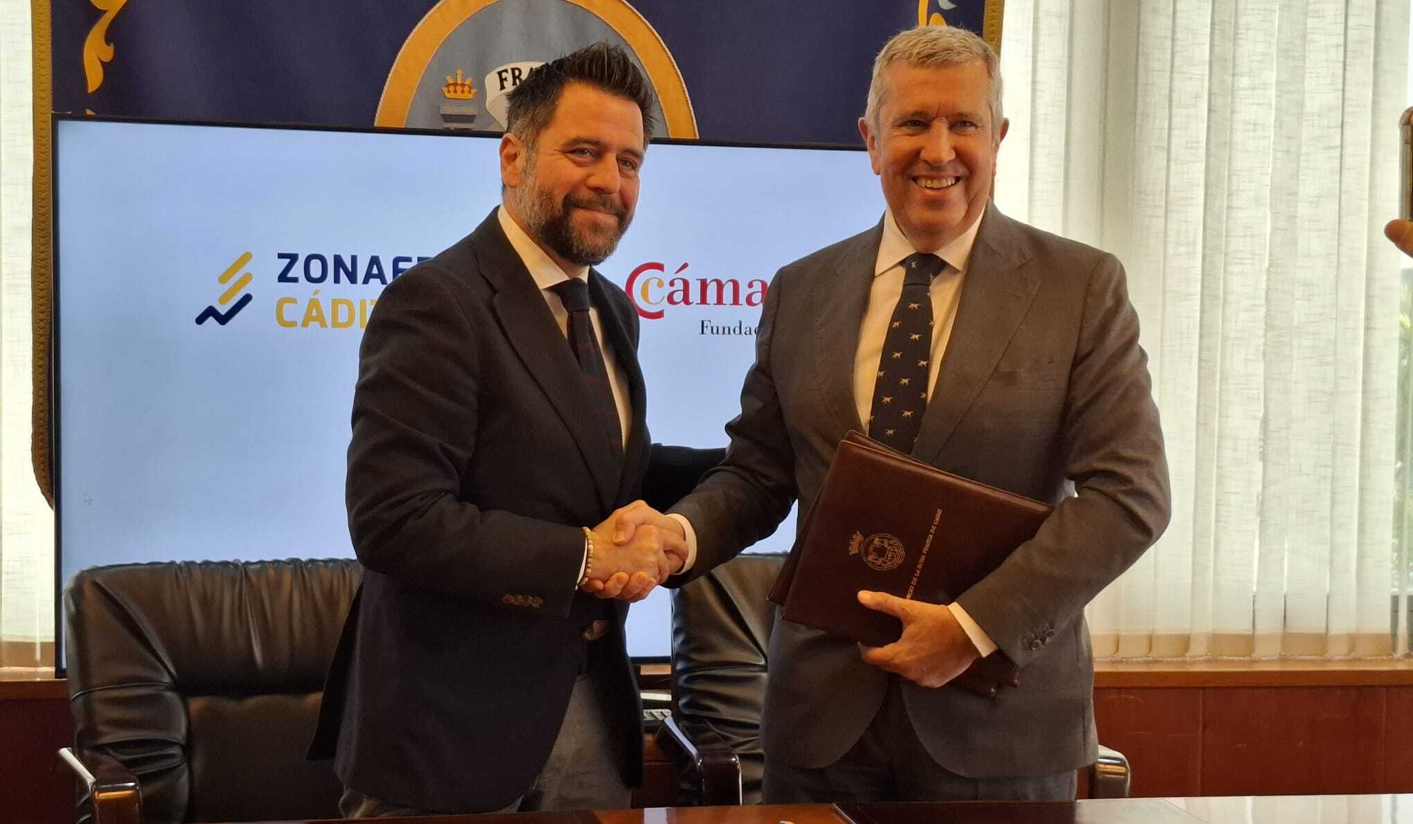La firma del acuerdo de Zona Franca con Incyde. La firma del acuerdo de Zona Franca con Incyde.