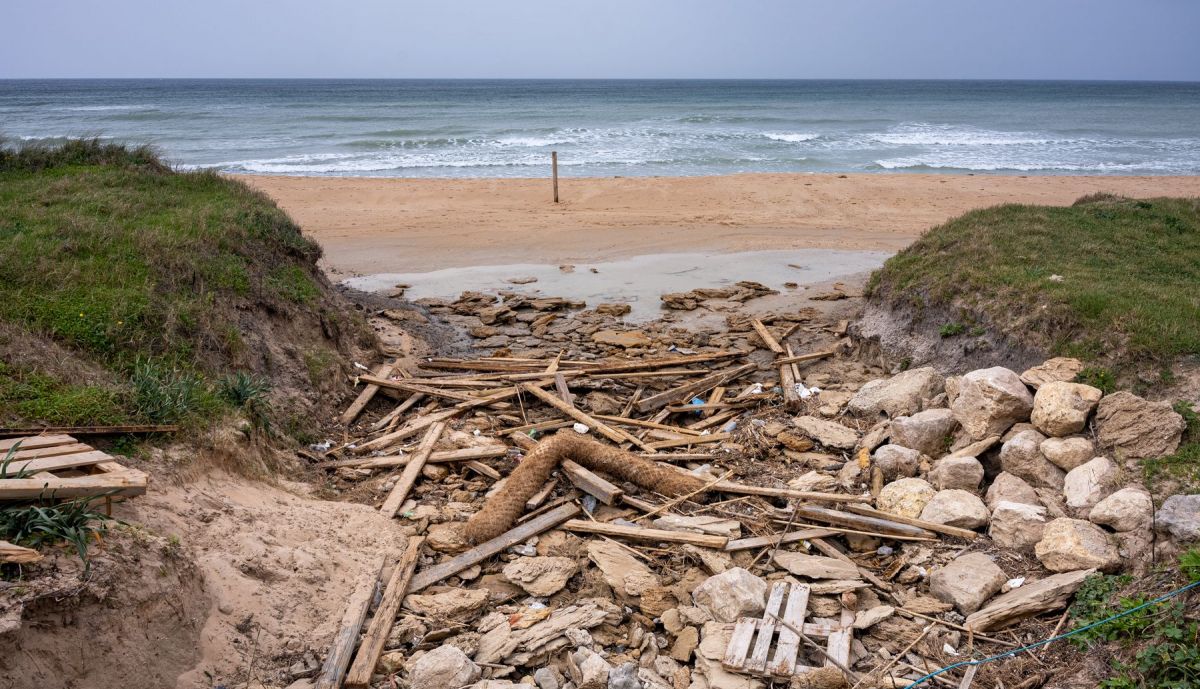 Asociación vecinos El Palmar Quejas por grave situación en la que se encuentra esta pedanía tras el temporal