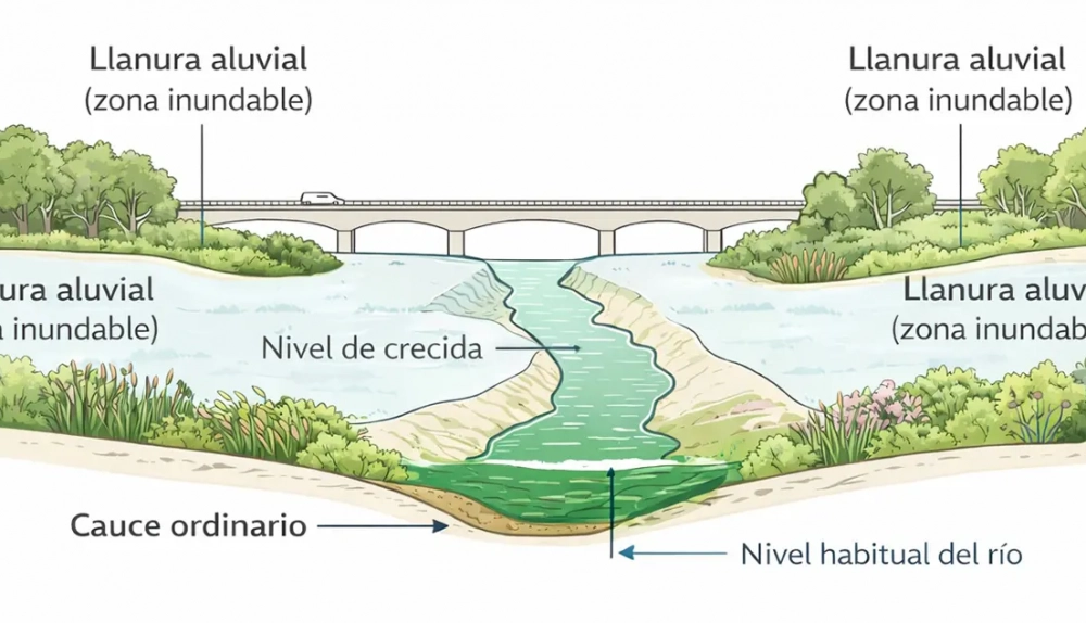 Esquema inundaciones Jerez de la Frontera La peligrosidad