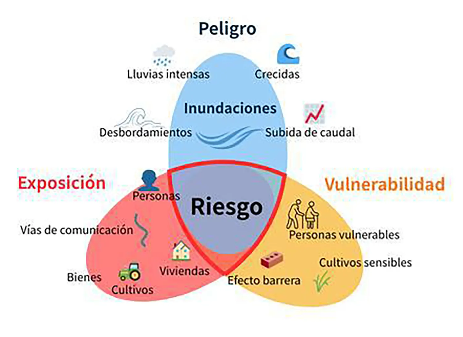 Peligro y peligrosidad en las crecidas e inundaciones del Guadalete