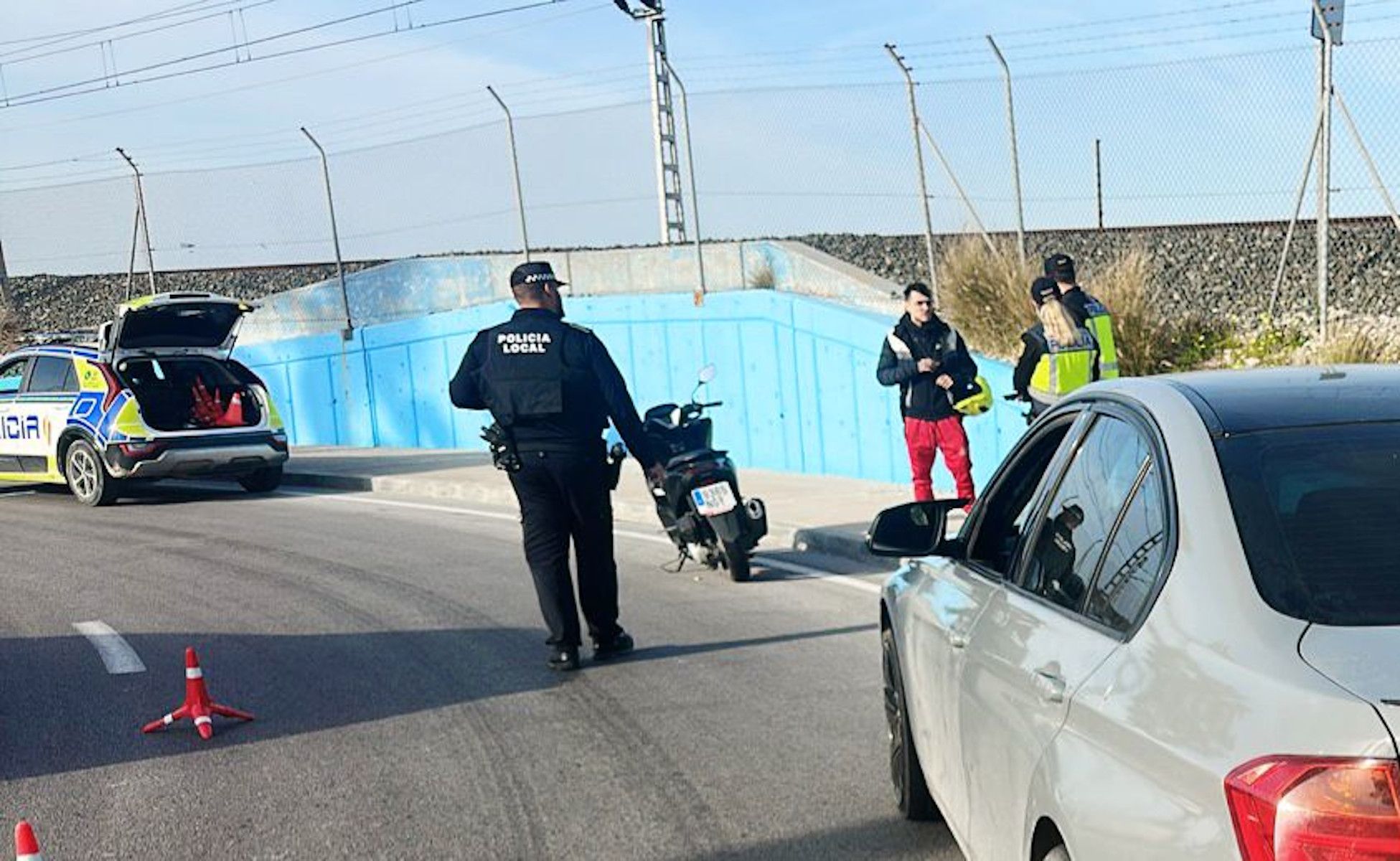 Controles policiales en El Puerto Controles policiales en El Puerto
