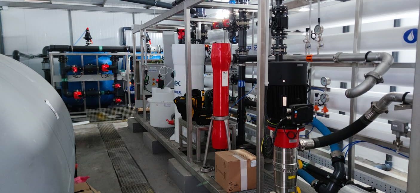 Ejemplo similar a la futura planta de ósmosis inversa de Villamartín.