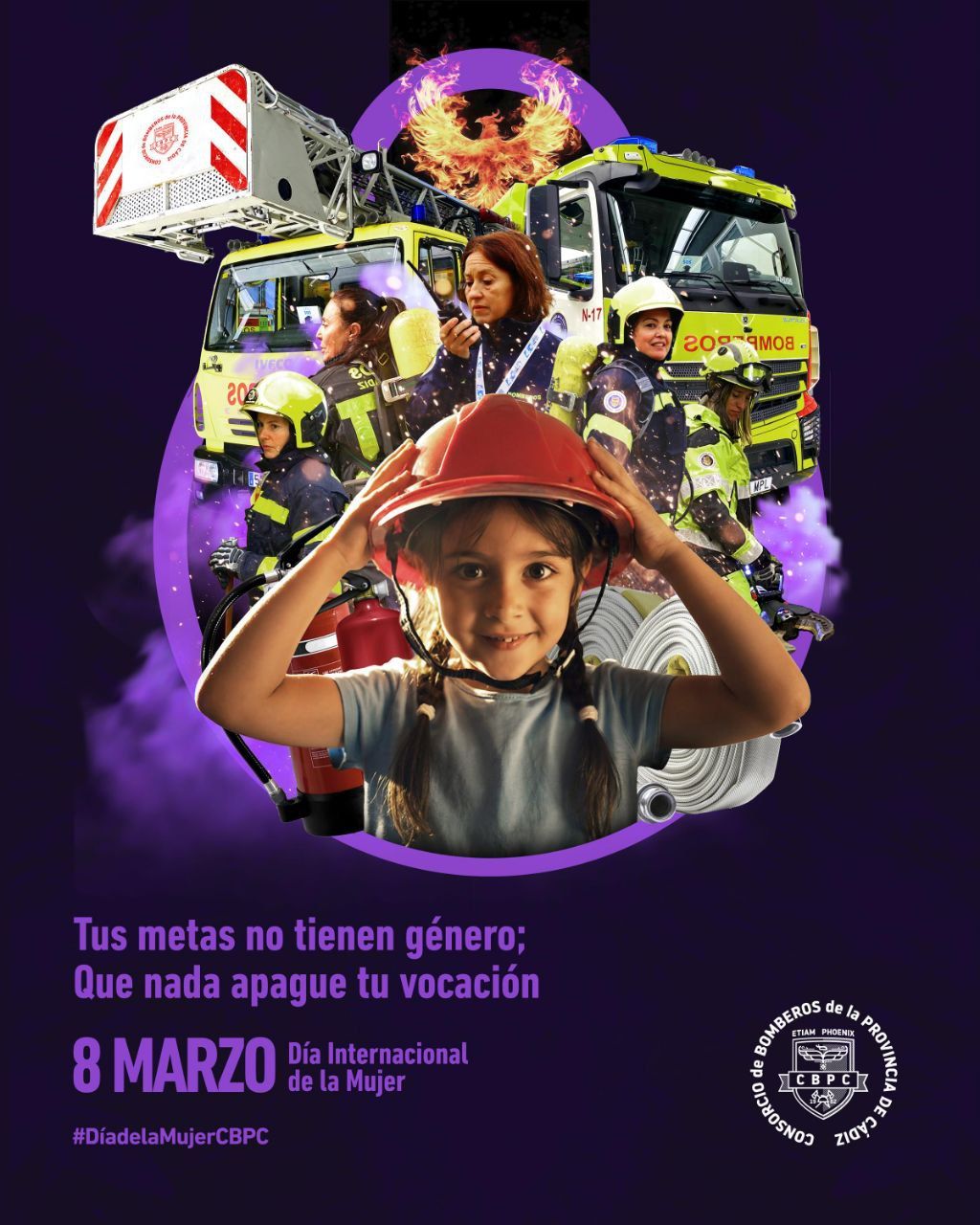 Cartel de la campaña por el 8M.