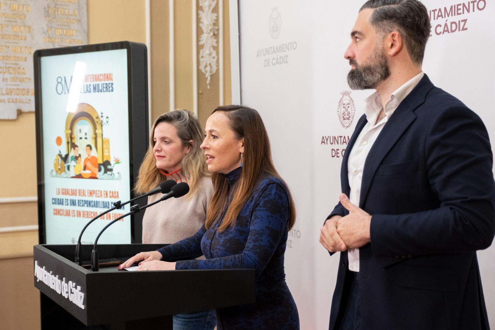 Presentación de la programación del 8M en Cádiz.