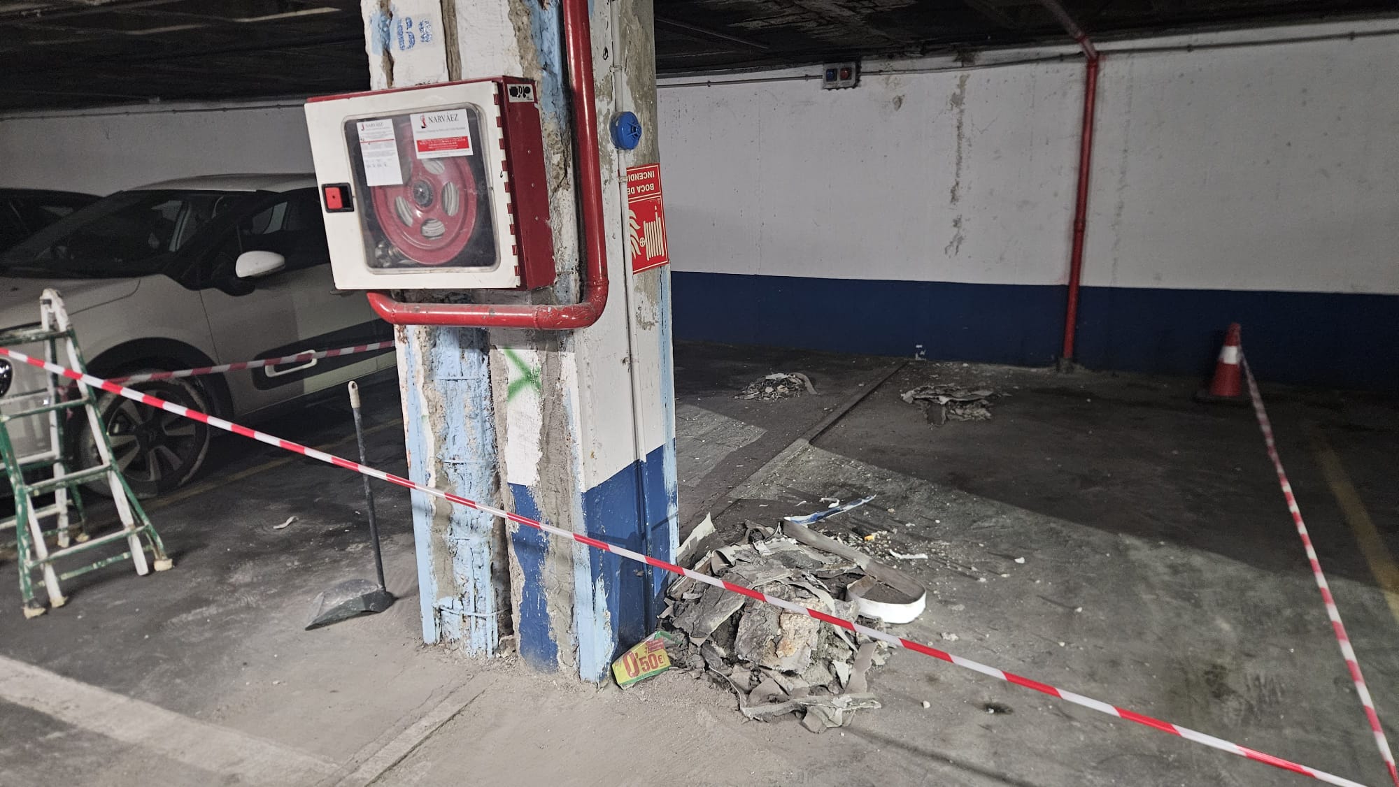 Estado actual del aparcamiento del Campo del Sur. Estado actual del aparcamiento del Campo del Sur.