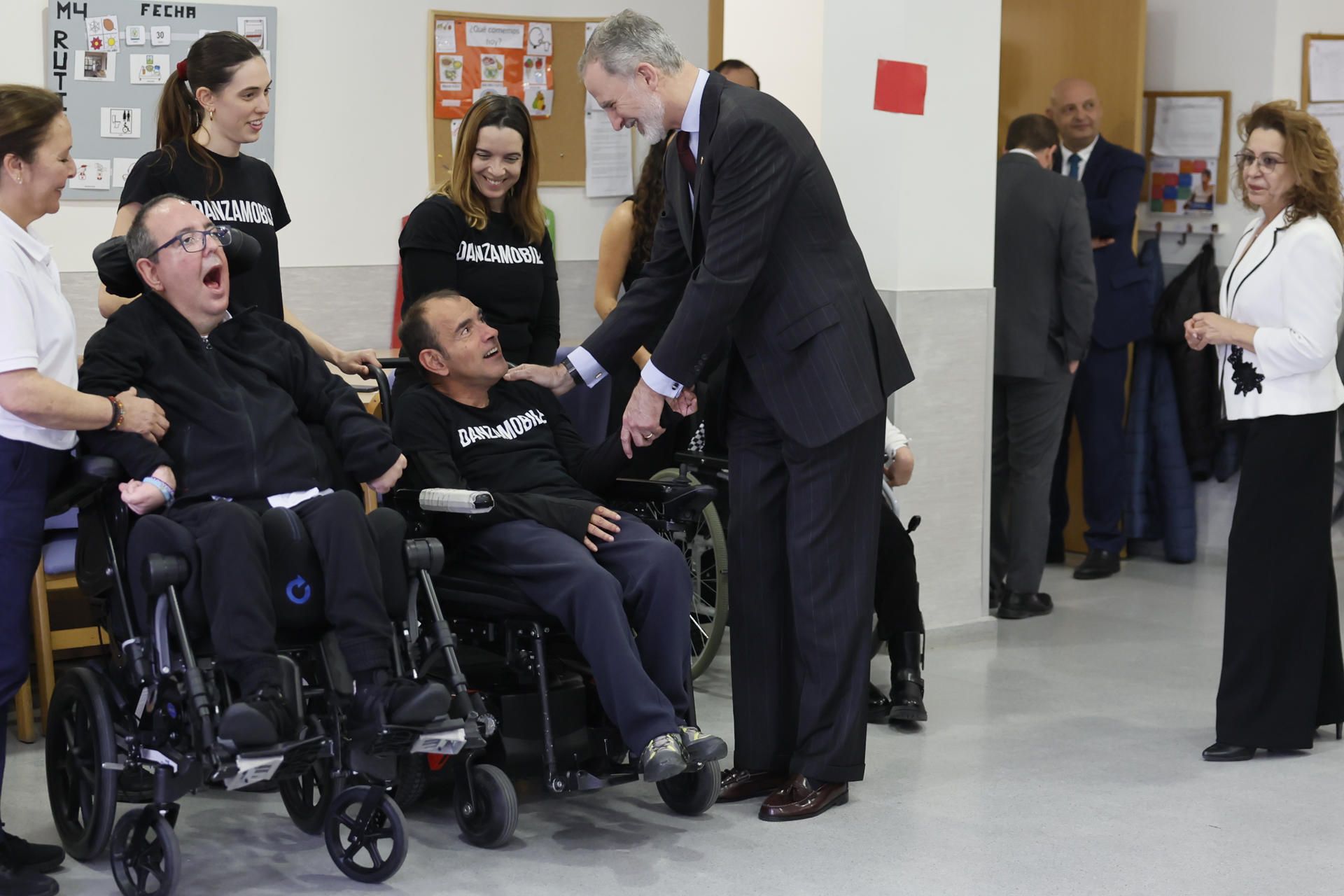 Felipe VI en Dos Hermanas este miércoles. Felipe VI en Dos Hermanas este miércoles.