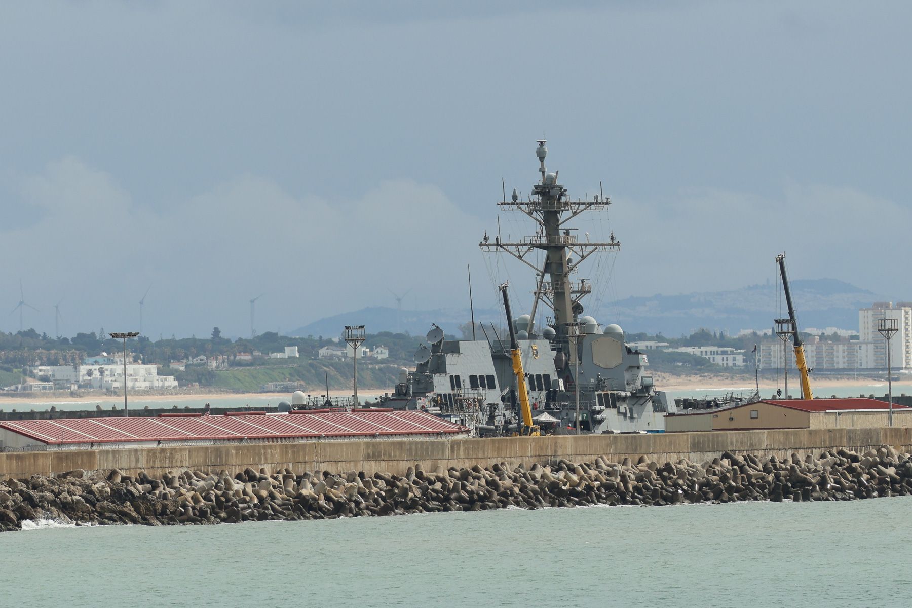 Una imagen de la base de Rota.