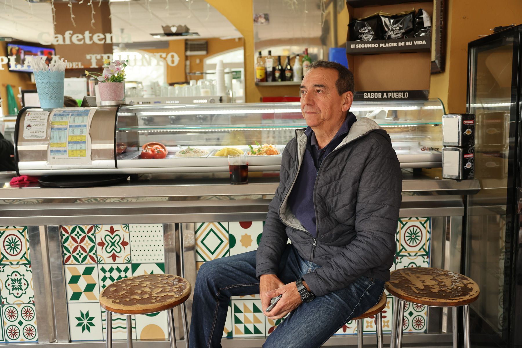 Manuel, extrabajador de la base de Rota.