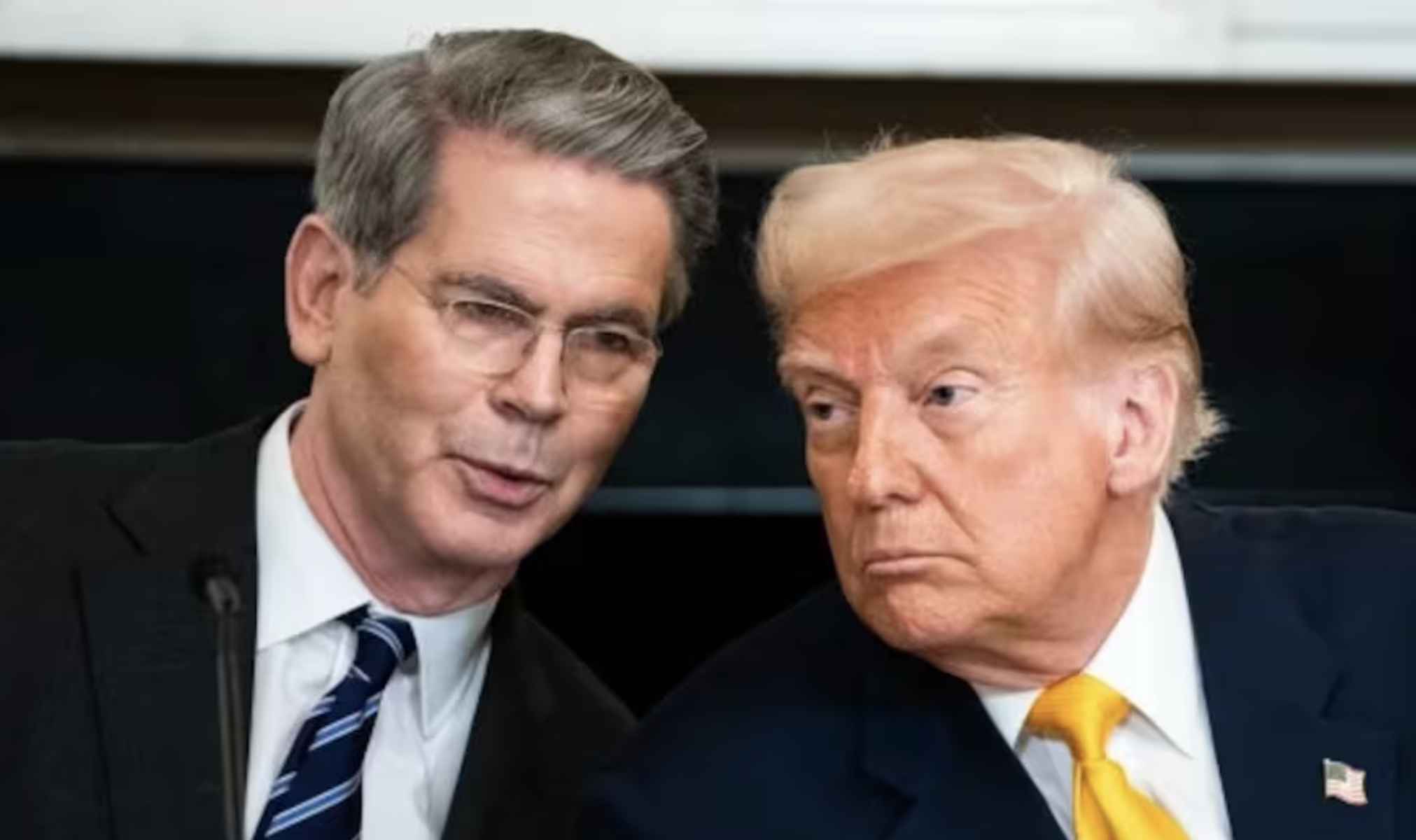 Scott Bessent, secretario del Tesoro de EEUU, junto a Donald Trump. Scott Bessent, secretario del Tesoro de EEUU, junto a Donald Trump.