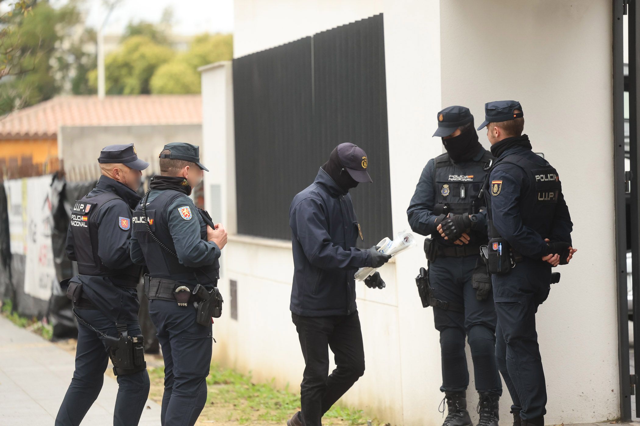 El Grupo Operativo de Intervenciones (GOIT) ha participado en la operación en Jerez.