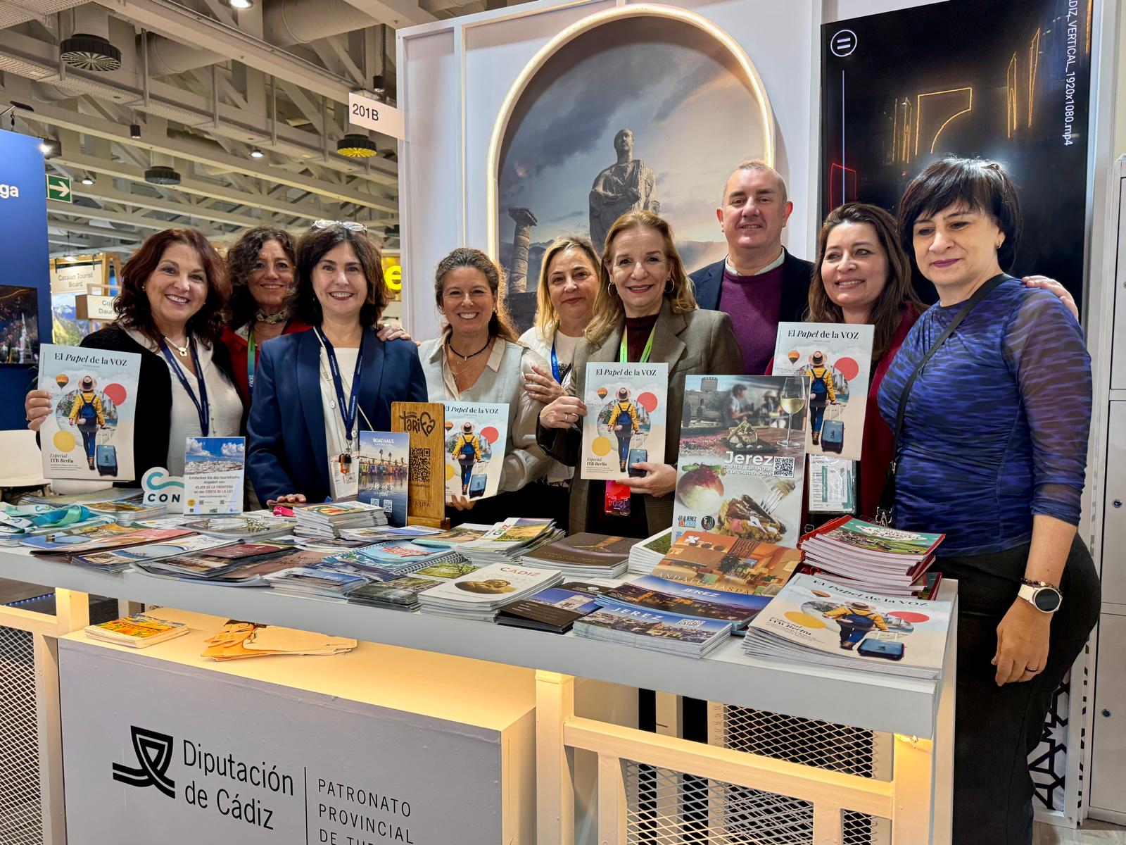 El stand de la provincia de Cádiz en la ITB de Berlín.