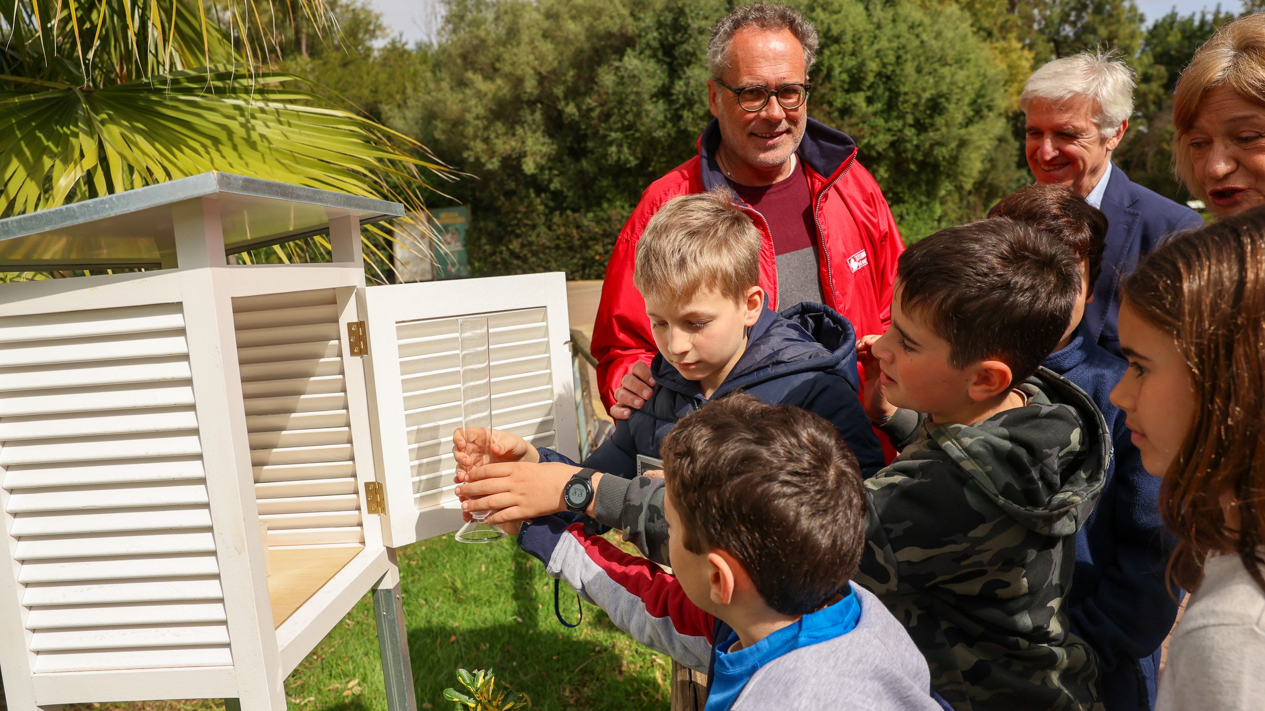 La  inauguración de la estación meteorológica del Zoobotánico de Jerez.