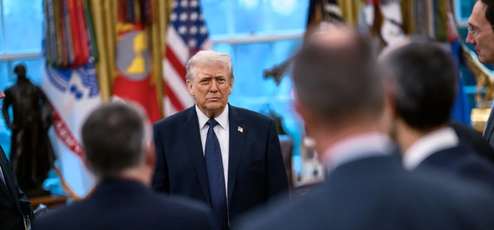 Trump, en la Casa Blanca, esta semana.