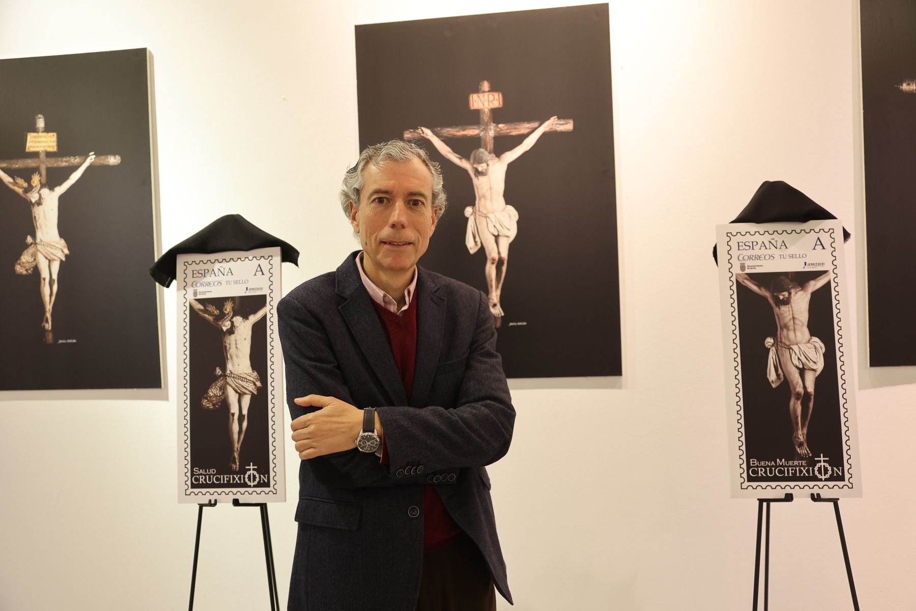Jesús Salido, autor de 'Crucifixión'.
