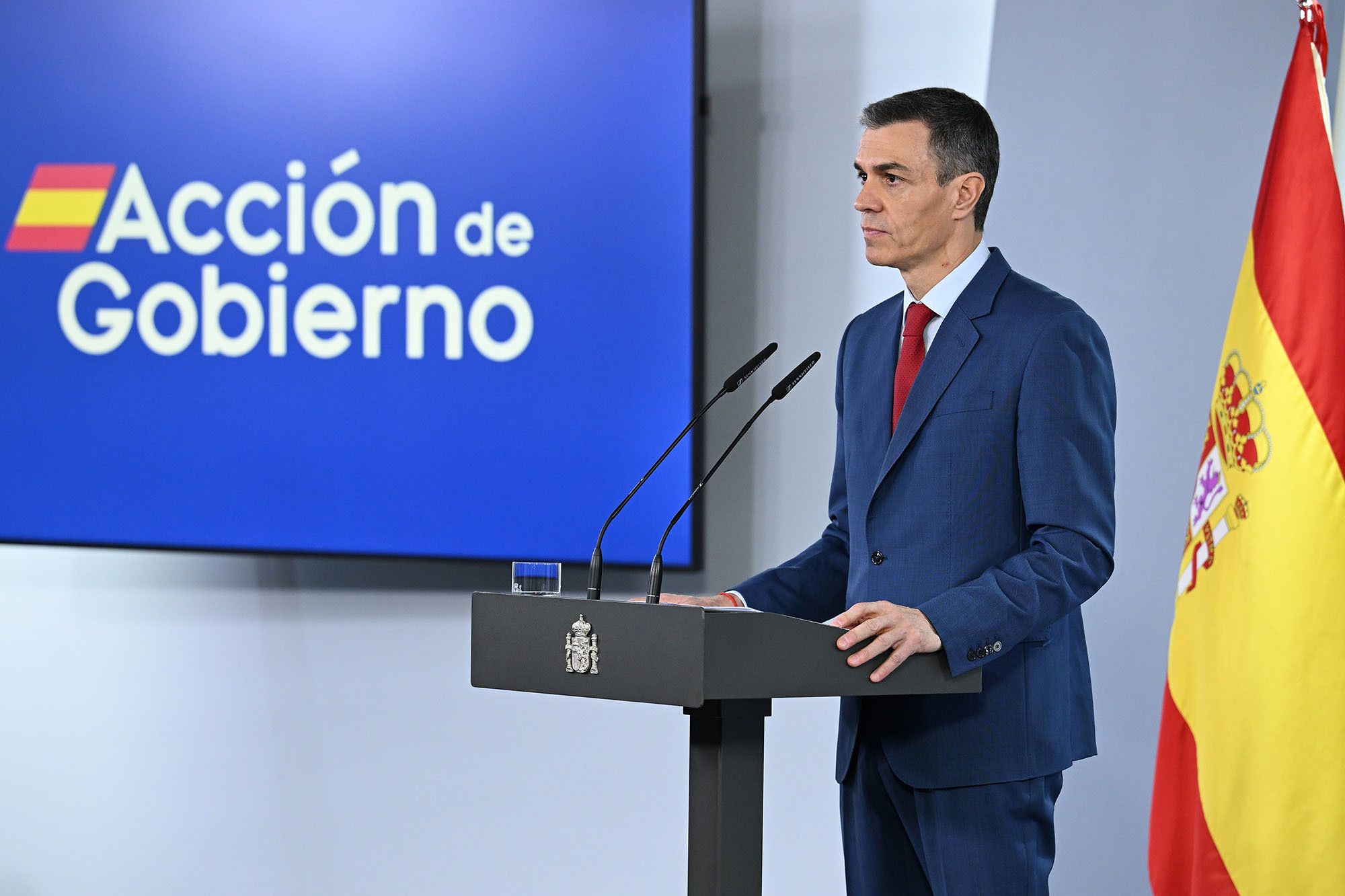 Pedro Sánchez, esta semana en Moncloa.