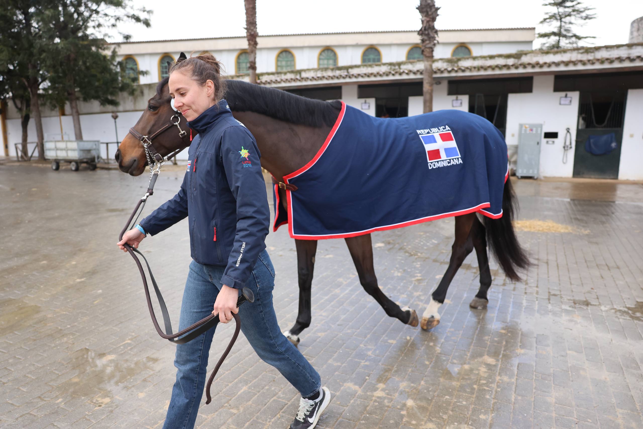 La Real Escuela, este viernes, en la previa de los concursos de doma.