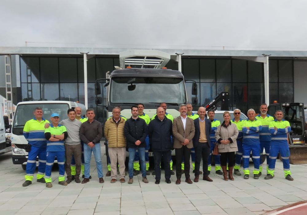Un momento de la presentación de vehículos.