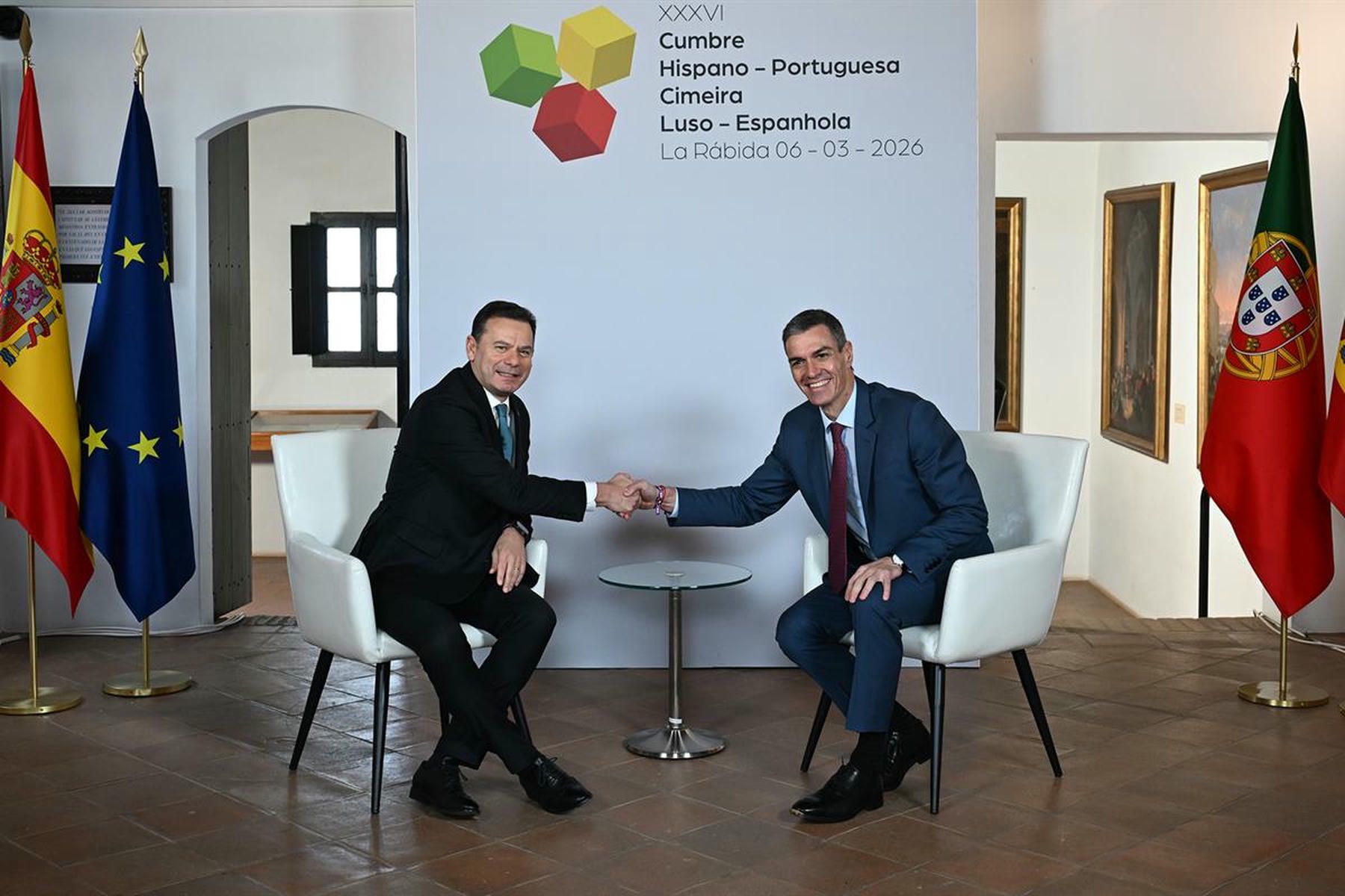 La cumbre hispano portuguesa en La Rábida.