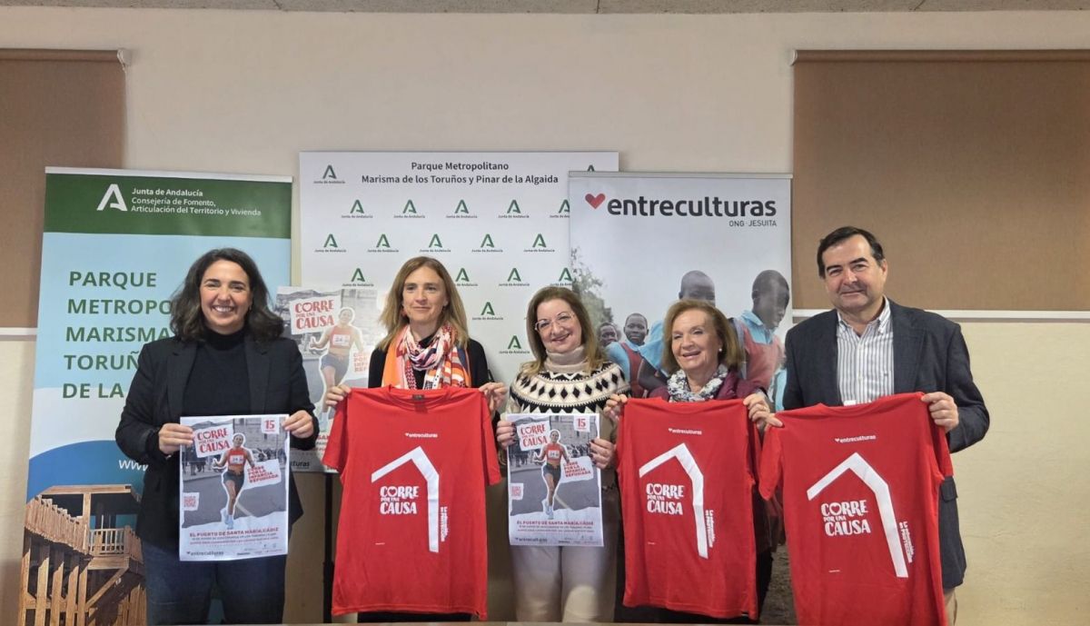 Presentación de la carrera 'Corre por una causa' en El Puerto.