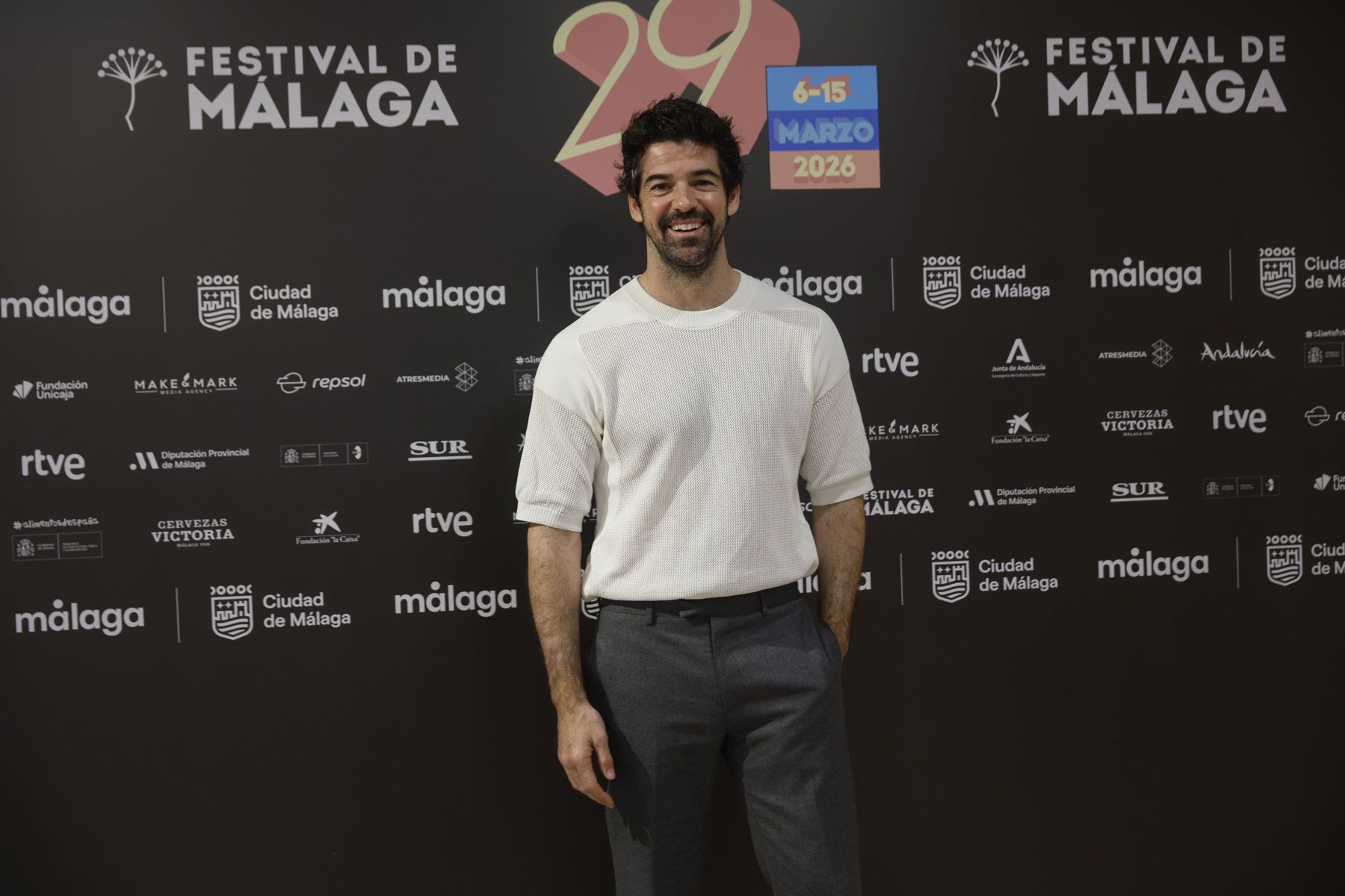 Miguel Ángel Muñoz, en el Festival de Málaga.