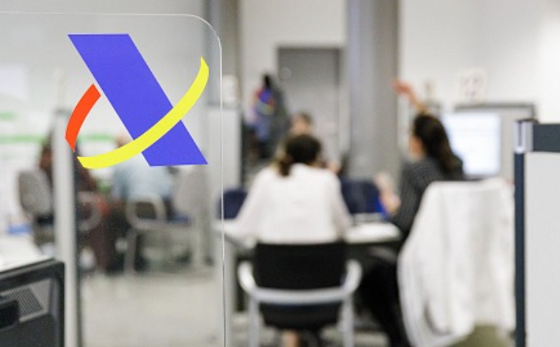 Una oficina de la Agencia Tributaria en España.